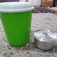 سطل بزرگ ۲۰ کیلویی و قابلمه