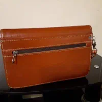 کیف چرم طبیعی پاسپورتی رمزدار مردانه در حد نو|کیف، کفش، کمربند|اندیشه, اندیشه فاز ۲|دیوار