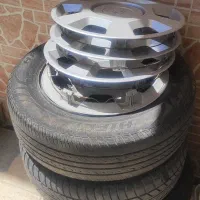 4حلقه رینگ و لاستیک پژویی باقالپاق|قطعات یدکی و لوازم جانبی|فولادشهر, A6|دیوار