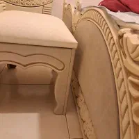 سرویس تخت خواب دونفره با تشک در حد نو|تشک تختخواب|لاهیجان, کوی استادان|دیوار