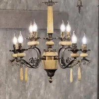 لوستر شهر نور کیفیت کار بالا قیمت تولیدی|لوستر و چراغ آویز|کرمان, |دیوار