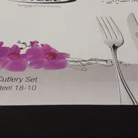 سرویس قاشق چنگال ۱۲ پارچه ناب استیل