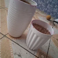 دوعددگلدان سفالی