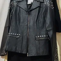 کاپشن چرم گاوی