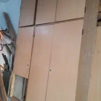 کمد دیواری طرح ام دی اف وچوبی ساج