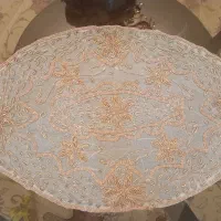 ست کامل رومیزی و رانر سرمه دوزی