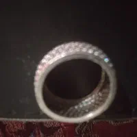 انگشتر نقره لانه زنبوری زنانه