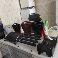 سطل زباله اداری زیرپایی اداری ست رومیزی تابلو شنی