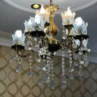 لوستر برنز|لوستر و چراغ آویز|زنجان, |دیوار