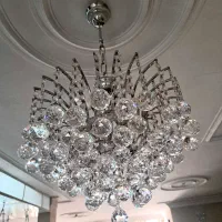 لوستر کریستالی ۸ و ۶ شاخه|لوستر و چراغ آویز|تهران, دردشت|دیوار
