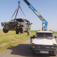 جرثقیل نیسان ۲ تُنی ۱۲ متری و سبد بالابر