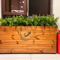 انواع تزیین گیاهان مصنوعی در فلاور باکس چوبی|گل مصنوعی|تهران, شهید بروجردی|دیوار