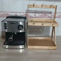 اسپرسوسازهمراه استندچوبی سالم