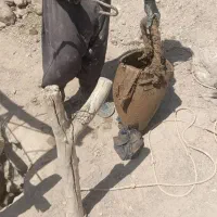 کندَن چاه آب و قنات و لایه‌روبی تا عمق ۷۰متر