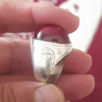 انگشتر عقیق و یاقوت|جواهرات|خمینی‌شهر, |دیوار