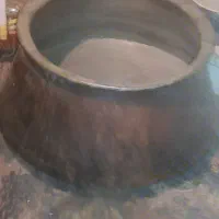 دیگ مسی قدیمی دست ساز در حد نو|ظروف سرو و پذیرایی|شیراز, تاچارا|دیوار