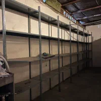 قفسه دست دوم با ورق زخیم|کتابخانه، شلف، قفسه‌های دیواری|احمدآبادمستوفی, |دیوار