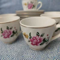 فنجتن و نعلبکی نازک بسیار قدیمی|ظروف سرو و پذیرایی|تهران, زنجان جنوبی|دیوار