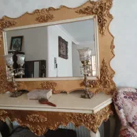 آیینه کنسول با دوشمعدان