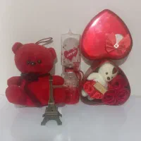 عشق سنج . خرس کوچولو . باکس خرس و گل . برج ایفل