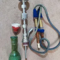 قلیان تنه برنجی قدیمی