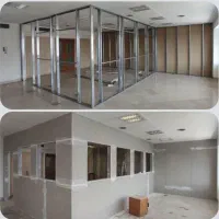 کناف تایل سقف کاذب کلیک دیوار جداکننده پیش ساخته