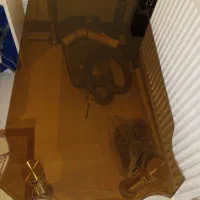 میز شیشه ای دودی|مبلمان خانگی و میز عسلی|رودهن, |دیوار