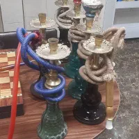 ۷عددقلیان برنجی|صنایع دستی و سایر لوازم تزئینی|قرچک, زیبا شهر|دیوار