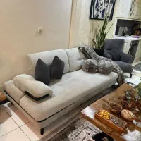مبل ۷ نفره و میز ناهار خوری و اباژور اسب