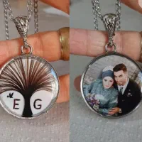 گردنبند رزینی با عکس و مو|جواهرات|مرودشت, ابوذر شمالی|دیوار