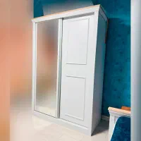 تخت خواب بزرگسال و کمد لباس|تخت و سرویس خواب|رشت, گلسار|دیوار