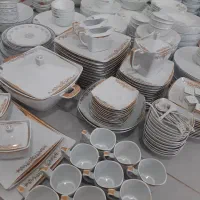 سرویس چینی ۱۲ نفره|ظروف سرو و پذیرایی|آزادشهر, |دیوار