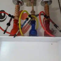 قلیان چوبی ست کامل