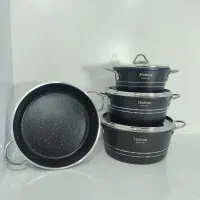 سرویس قابلمه گلدانی  7پارچه هلنا|ظروف پخت‌وپز|قم, ولیعصر|دیوار