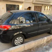 تیبا ۲ مشکی بی رنگ و کم کار مدل ۹۳