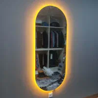 آینه دکوراتیو و بک لایت|آینه|بابل, |دیوار