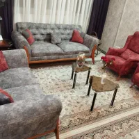 مبل مبلمان ۷نفره چستردر حد نو مناسب( جهاز).راحتی
