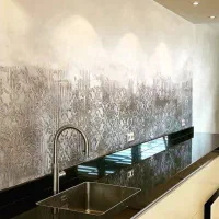 نقاشی کلاسیک/پتینه و میکروسمنت/با ضمانت ۱۰سال|خدمات پیشه و مهارت|کلارآباد, |دیوار