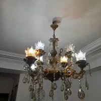لوستر  ۴شاخه برنج سنگین