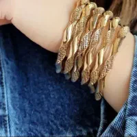 النگو اماراتی طلاروس رنگ ثابت