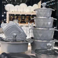 سرویس کامل قابلمه چُدن مارکROZINO تابه رژیمی جدید