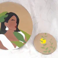 طراحی انواع بشقاب های دیوار کوب سفالی