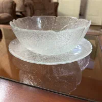 قاب و قدح برگی فرانسه قدیمی