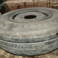 یک جفت رینگ و لاستیک جلو نیسان|قطعات یدکی و لوازم جانبی|ساری, |دیوار