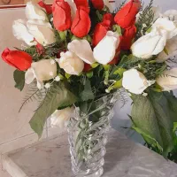 گل و گلدان کریستال ایتالیا