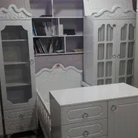 تخت و کمد نوزاد|تخت و سرویس خواب|شاهرود, |دیوار