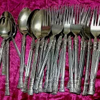 70 ساله قاشق چنگال عتیقه ضخیم محکم زیبا|ظروف سرو و پذیرایی|تهران, والفجر|دیوار