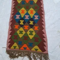 گلیم دستبافت پشمی وآکرولیک