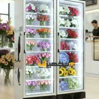 فریزر یخچال زیمان مشکی و سفید