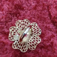 انگشتر گل بزرگ طلا|جواهرات|برازجان, |دیوار